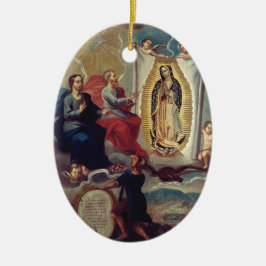 Our Lady of Guadalupe | Religious Keepsake セラミックオーナメント