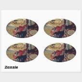 Our Lady of Guadalupe | Religious Sticker 楕円形シール (シート)