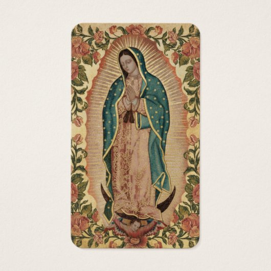 Our Lady of Guadalupe Spanish Memorial Prayer Card (正面)