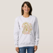 Our Lady of Guadalupe sweatshirt Virgin Mary flora スウェットシャツ (正面フル)