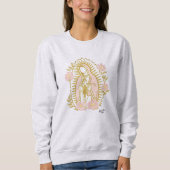 Our Lady of Guadalupe sweatshirt Virgin Mary flora スウェットシャツ (正面)