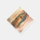 Our Lady Of Guadalupe Vintage スタンダードカクテルナプキン (角)