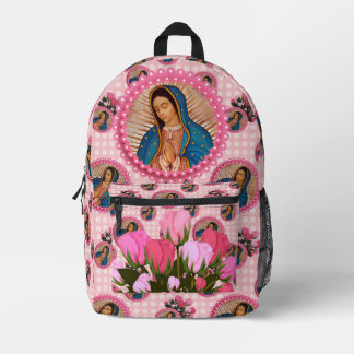 Our Lady of Guadalupe Virgin Mary プリントバックパック