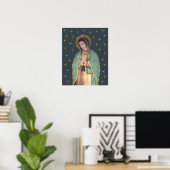 Our Lady of Guadalupe Virgin Mary Poster  ポスター (ホームオフィス)