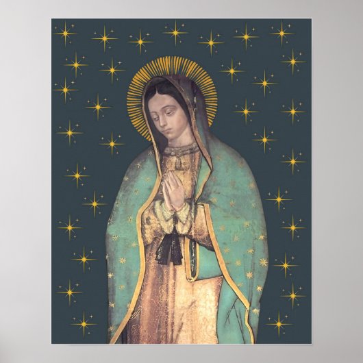 Our Lady of Guadalupe Virgin Mary Poster  ポスター (正面)