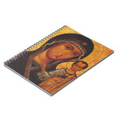 Our Lady of Kazan Orthodox Icon ノートブック (左側)