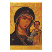 Our Lady of Kazan Orthodox Icon ポスター (正面)