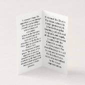 Our Lady of Knock Prayer Card (内部)