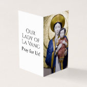 Our Lady of La Vang Prayer Card (外部)
