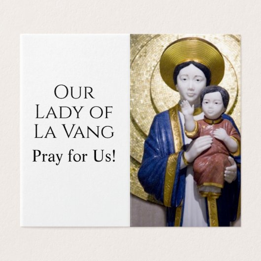 Our Lady of La Vang Prayer Card (外部フラット)