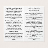 Our Lady of Lourdes Prayer Card (内部フラット)