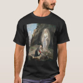 Our Lady Of Lourdes St Bernadette Immaculate Mary  Tシャツ (正面)