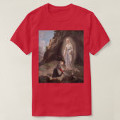 Our Lady of Lourdes St Bernadette Immaculate Mary  Tシャツ (デザイン正面)