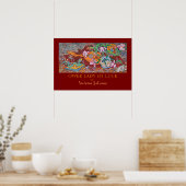 OUR LADY OF LUCK Oridnalの60in x28絵を描ポスター ポスター (キッチン)