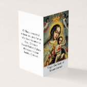 Our Lady of Mount Carmel Prayer Card  (外部)