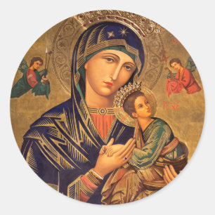 Our Lady Of Perpetual Help ラウンドシール