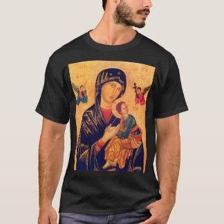 Our Lady of Perpetual Help Byzantine icon Tシャツ