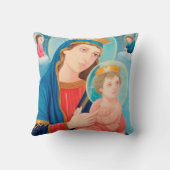 Our Lady of Perpetual Help Catholic クッション (裏面)