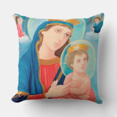 Our Lady of Perpetual Help Catholic クッション (正面)