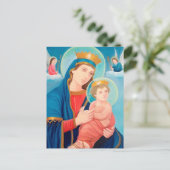 Our Lady of Perpetual Help Catholic ポストカード (スタンド正面)