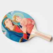 Our Lady of Perpetual Help Catholic 卓球ラケット (横)