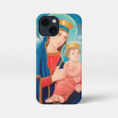 Our Lady of Perpetual Help Catholic iPhoneケース (裏面)