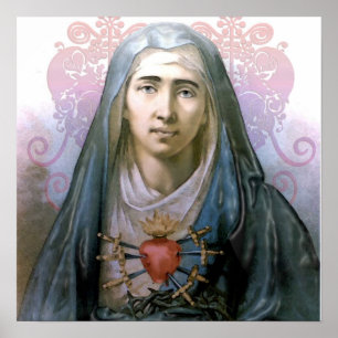 Our Lady of Sorrows Altar Poster ポスター