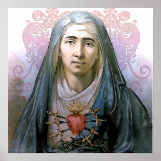 Our Lady of Sorrows Altar Poster ポスター (正面)
