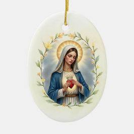 Our Lady of Sorrows God's Peace and Blessings セラミックオーナメント