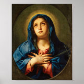 Our Lady Of Sorrows Portrait ポスター (正面)