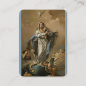 Our Lady of the Immaculate Conception Prayer Card 名刺 (正面)