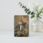 Our Lady of the Immaculate Conception Prayer Card 名刺 (スタンド正面)