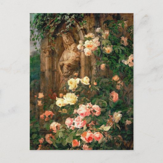 Our Lady of the Roses - Madonna with child ポストカード (正面)