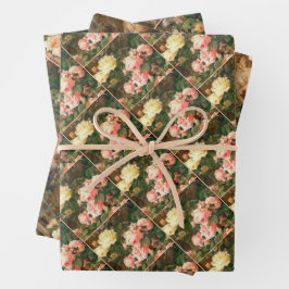 Our Lady of the Roses - Madonna with child ラッピングペーパーシート