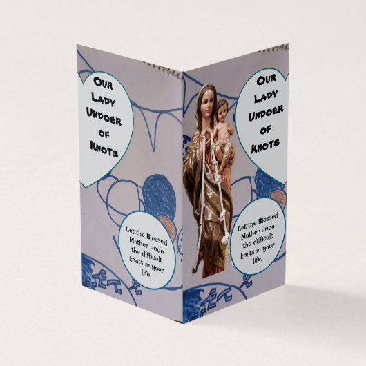 Our Lady Undoer of knots Prayer Card (外部)