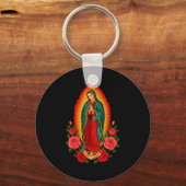 Our Lady Virgen De Guadalupe Saint Virgin Mary - C キーホルダー (正面)