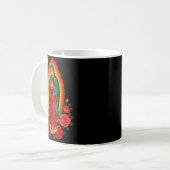 Our Lady Virgen De Guadalupe Saint Virgin Mary - C コーヒーマグカップ (正面左)