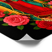 Our Lady Virgen De Guadalupe Saint Virgin Mary - C ポスター (角)