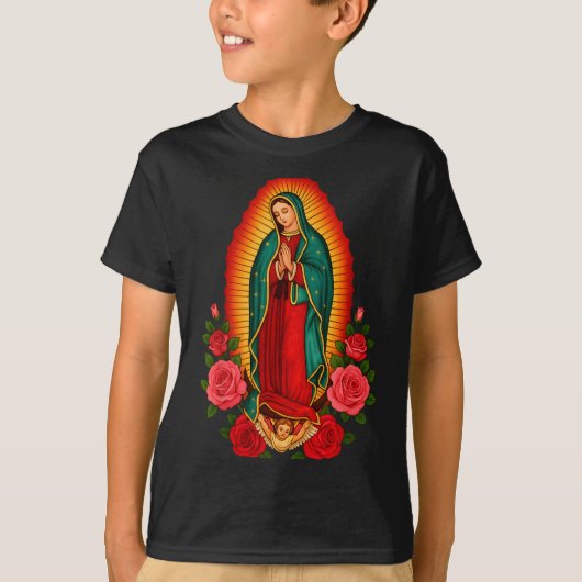 Our Lady Virgen De Guadalupe Saint Virgin Mary - C Tシャツ (正面)