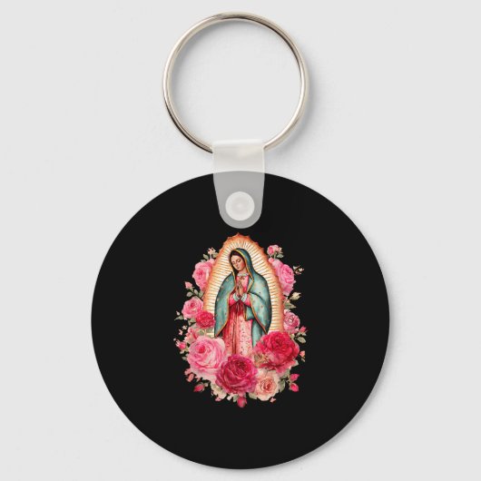 Our Lady Virgen De Guadalupe Saint Virgin Mary Nk  キーホルダー (正面)
