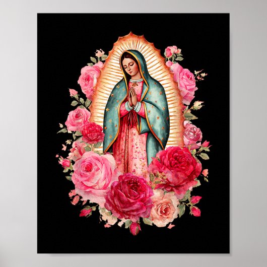 Our Lady Virgen De Guadalupe Saint Virgin Mary Nk  ポスター (正面)