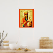 Our Lady Virgin Mary Czestochowa 2 Poster A ポスター (キッチン)