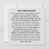 Our Lafy of LourdesFolded Greeting Card カード (裏面)