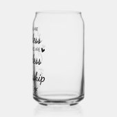 Our Laughs Are Limitless Friendship Quote ガラス缶 (左)