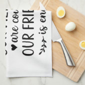 Our Laughs Are Limitless Friendship Quote  キッチンタオル (四つ折り)