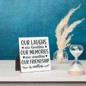 Our Laughs Are Limitless Friendship Quote  フォトプラーク (インサイチュ)