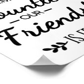 Our Laughs Are Limitless Friendship Quote ポスター (角)