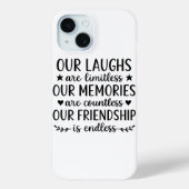 Our Laughs Are Limitless Friendship Quote  Case-Mate iPhoneケース (裏面)