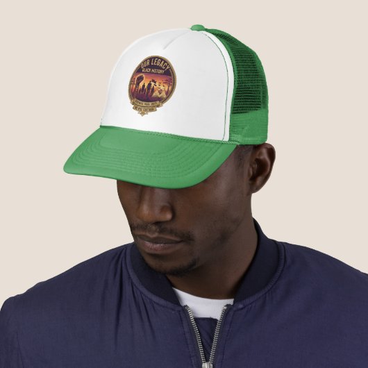 Our Legacy Black History Green Trucker Hat キャップ (インサイチュ)