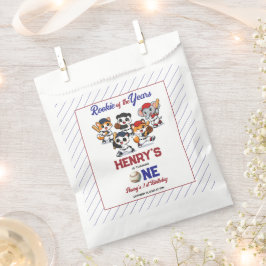 Our Little Animals Baseball 1st Birthday Party フェイバーバッグ
